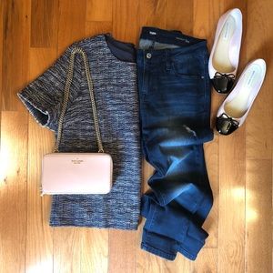Kensie distressed skinny jeans